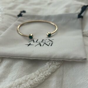 ALEX AND ANI Emerald Flex Cuff Bracelet